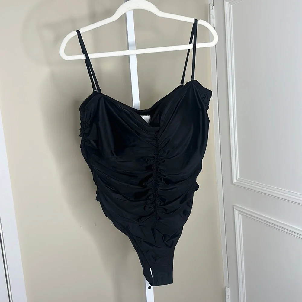 NWT J.Crew Ruched Sweetheart One Piece Swimsuit size 22 - Picture 4 of 8